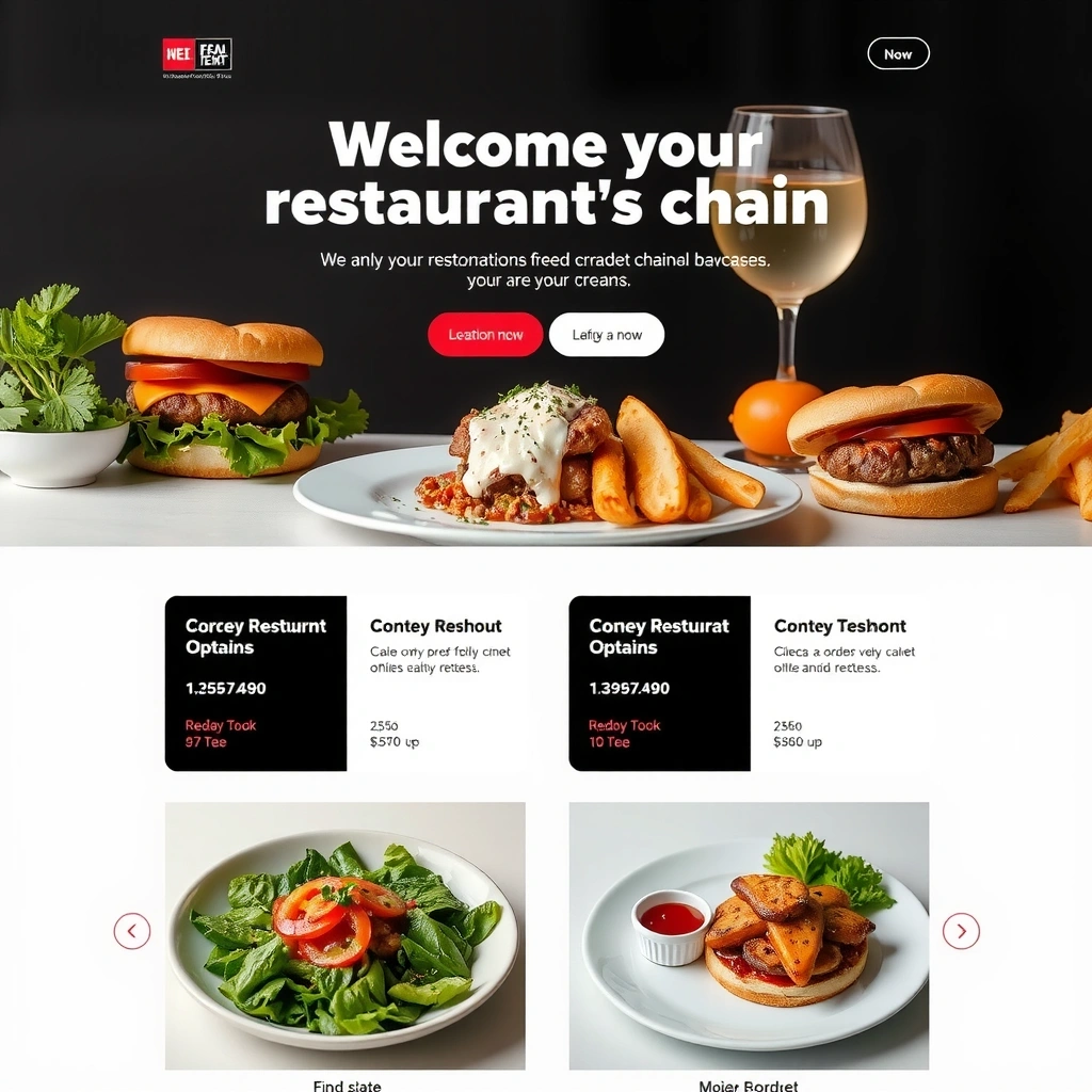 Restaurant Chain Website